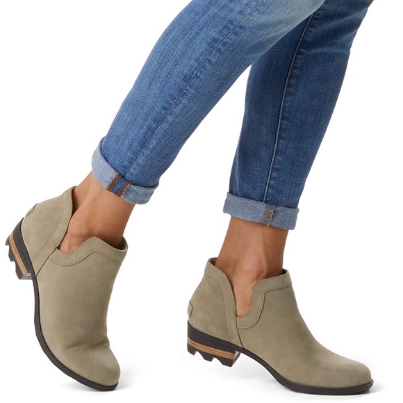 Sorel Shoes - NIB Sorel Lolla Cut Out Booties Nubuck -Waterproof